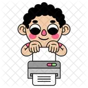 Imprimir Impressora Papel Icon