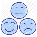Emojis Happy Sad Icon
