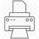 Icone De Impressora Thinline Ícone