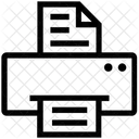 Impressora Dispositivo Arquivo Icon