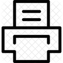 Impressora Documento Fax Ícone