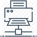 Impressora de servidor  Ícone