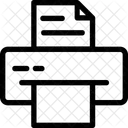 Imprimante Impression Machine Icône