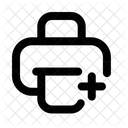 Imprimir Adicionar Adicionar Interface Do Usuario Ícone