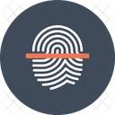 Impronta Digitale Scansione Pollice Icon