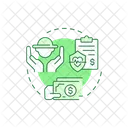 Work Condition Worker Protection Medical Insurance Icon