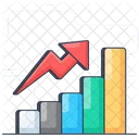 Improvement Growth Chart Business Analytics Icon