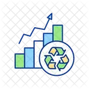 Improving recycling and reusing habits  Icon