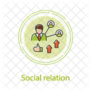 Improving Social Relation  Icon