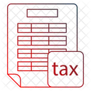Impuestos Negocios Finanzas Icon