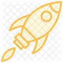 Boost Rocket Color Outline Icone Ícone