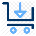 In Den Warenkorb Legen E Commerce Einkaufen Symbol