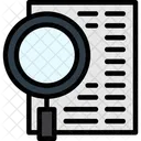 In Depth Analysis Comprehensive Examination Detailed Study Icon