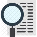 In Depth Analysis Comprehensive Examination Detailed Study Icon