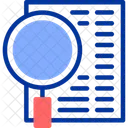 In Depth Analysis Comprehensive Examination Detailed Study Icon