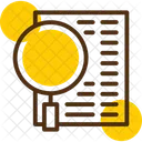 In Depth Analysis Comprehensive Examination Detailed Study Icon