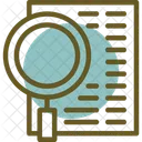 In Depth Analysis Comprehensive Examination Detailed Study Icon