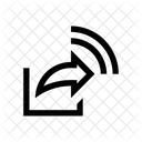 In Der Nahe Teilen Schliessen Symbol