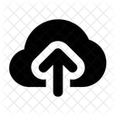 Upload Cloud Online Datenspeicher Symbol