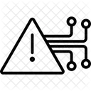 Ai Risiko Liniensymbol Icon