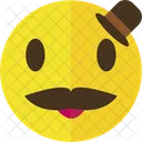 In Hat Emote Emoticon Icône