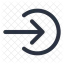 In Arrow Icons Outline Arrows Icon