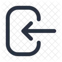 In Arrow Icons Outline Arrows Icon