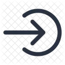 In Arrow Icons Solid Arrows Icon