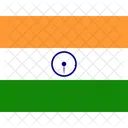 In India Flags Iso Icon