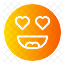 In Love Smiley Emoji Icon