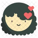 In Love Emoji Face Icon