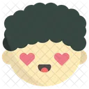 In Love Emoji Face Icon