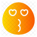 In Love Emoji Smileys Icon