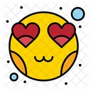 In Love Emoji  Icon