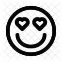 In Love Emoji Face Icon