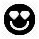 In Love Emoticon Emoji Icon
