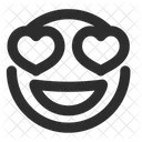 In Love Love Smiley Icon