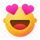 In Love Smile Face Icon