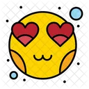 In Love Emoji  Icon