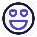 In Love Emoji Emoticons Icon