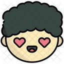 In Love Emoji Face Icon