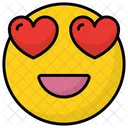 In Love Emoji  Icon