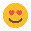 In Love Smile Emoji Icon