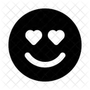In Love Smile Emoji Icon