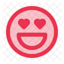 In Love Emoji Emoticons Icon