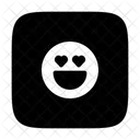 In Love Emoji Emoticons Icon