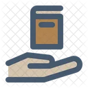 Pick Up Book Library Service Icon