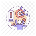 Inability To Delegate Work Organization Icon