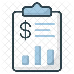 Inancial Reciept Business And Finance Icons Minimal  Icon