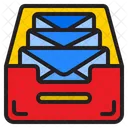 Inbox Mails Cabinet Icon
